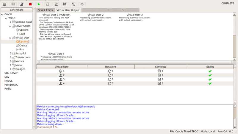 10 baseline result