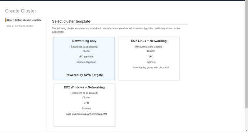 21 Create ECS cluster