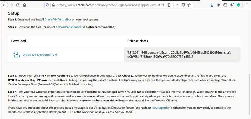 https://www.oracle.com/database/technologies/databaseappdev-vm.html
