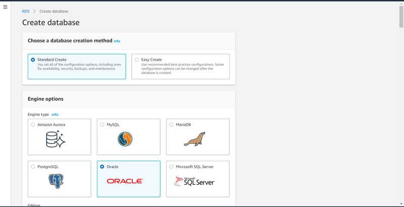 7 rds create database